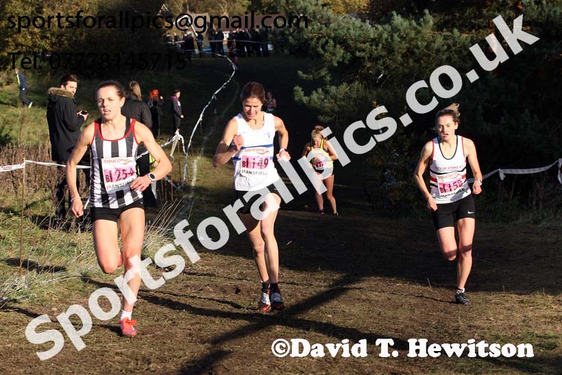 Senior womens National Cross Country Relay, Berry Hill Park, Mansfield. Photo:  David T. Hewitson/Sports for All Pics